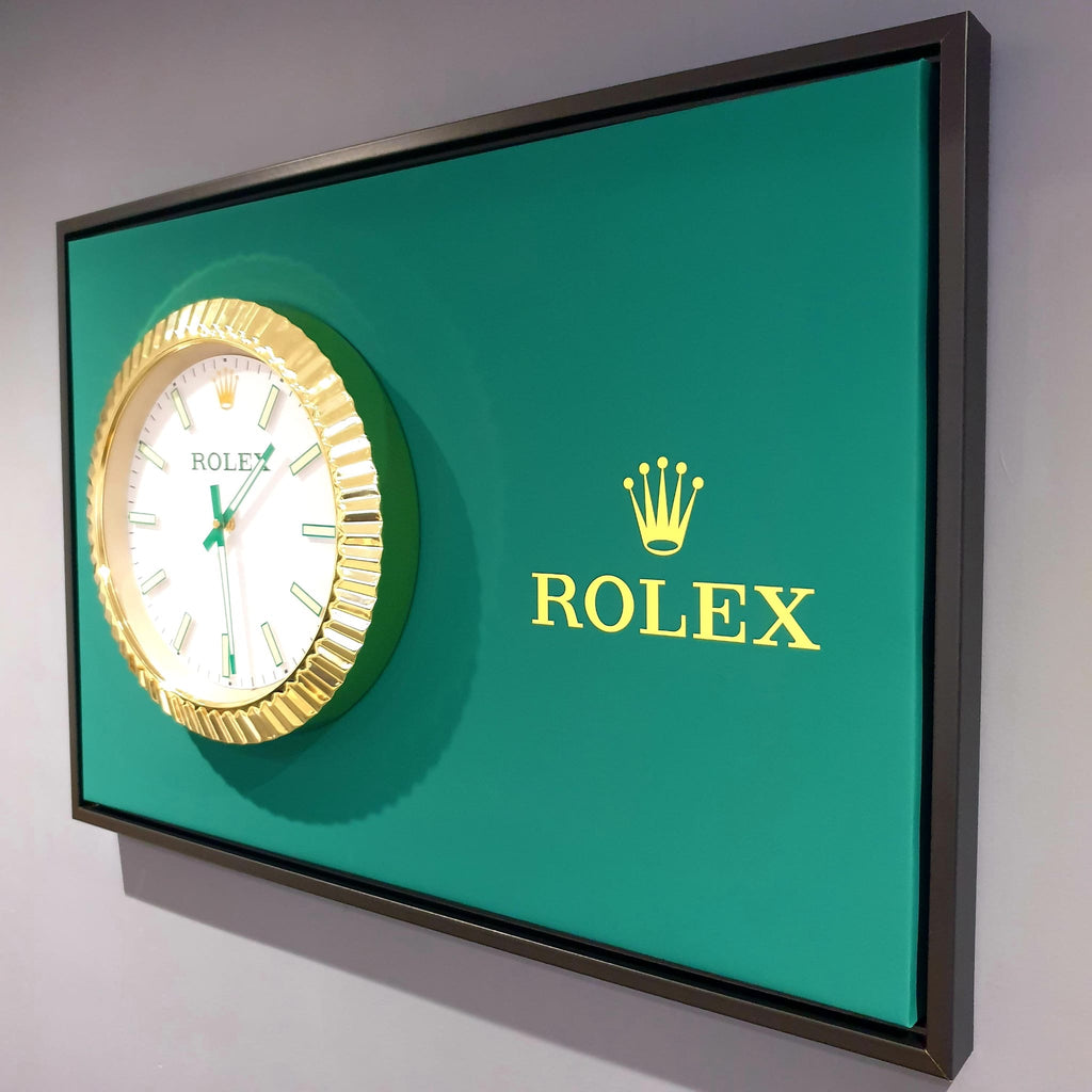 Rolex Datejust Inspired Wall Clock Canvas Art