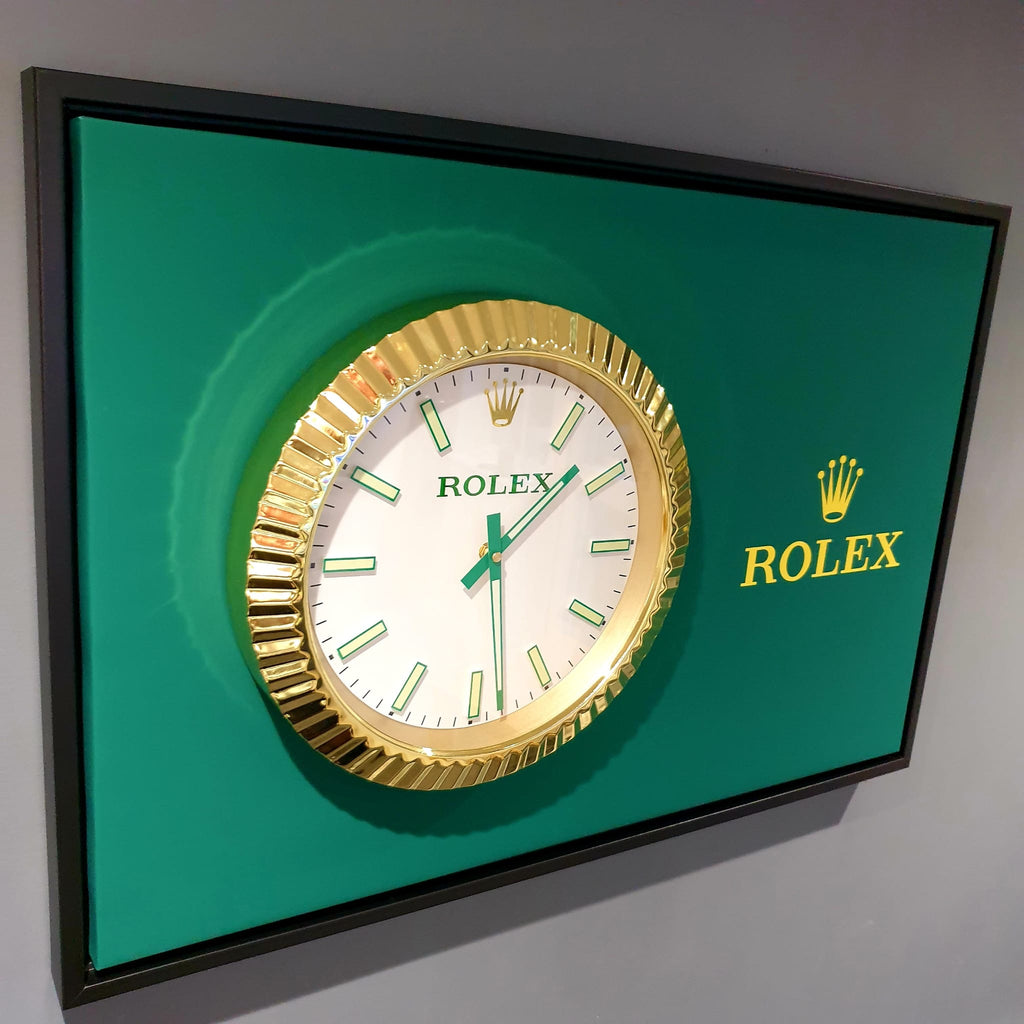 Rolex Datejust Inspired Wall Clock Canvas Art