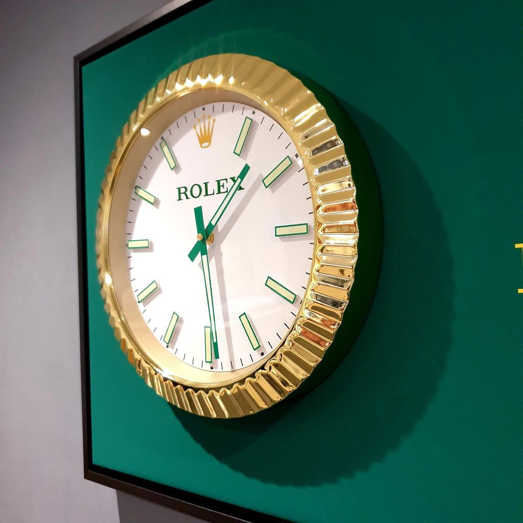 Rolex Datejust Inspired Wall Clock Canvas Art