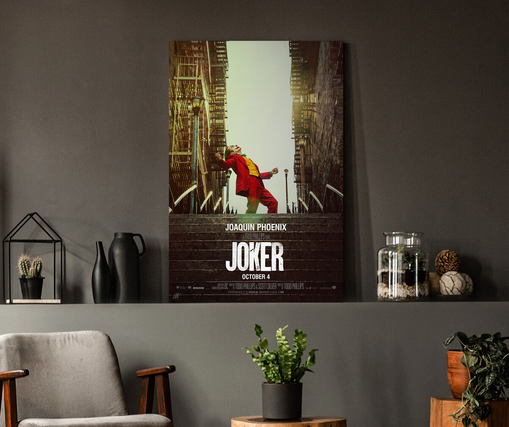 Joker | Joaquin Phoenix Movie Poster Box Canvas Print