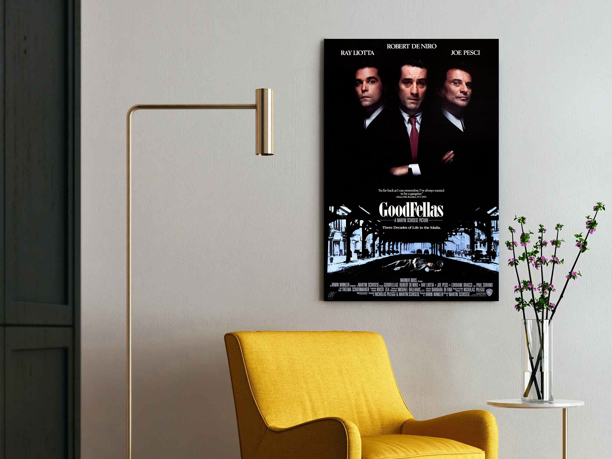 GoodFellas | Martin Scorsese Classic Movie Poster Box Canvas Print
