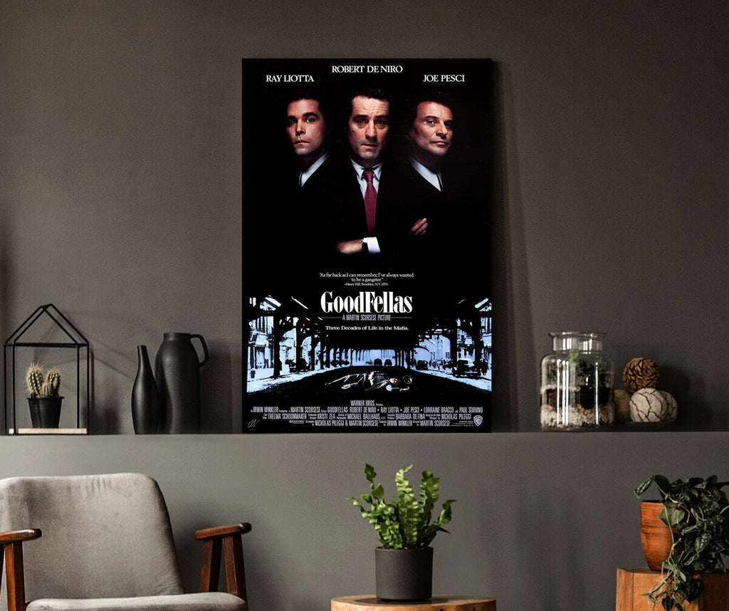 GoodFellas | Martin Scorsese Classic Movie Poster Box Canvas Print