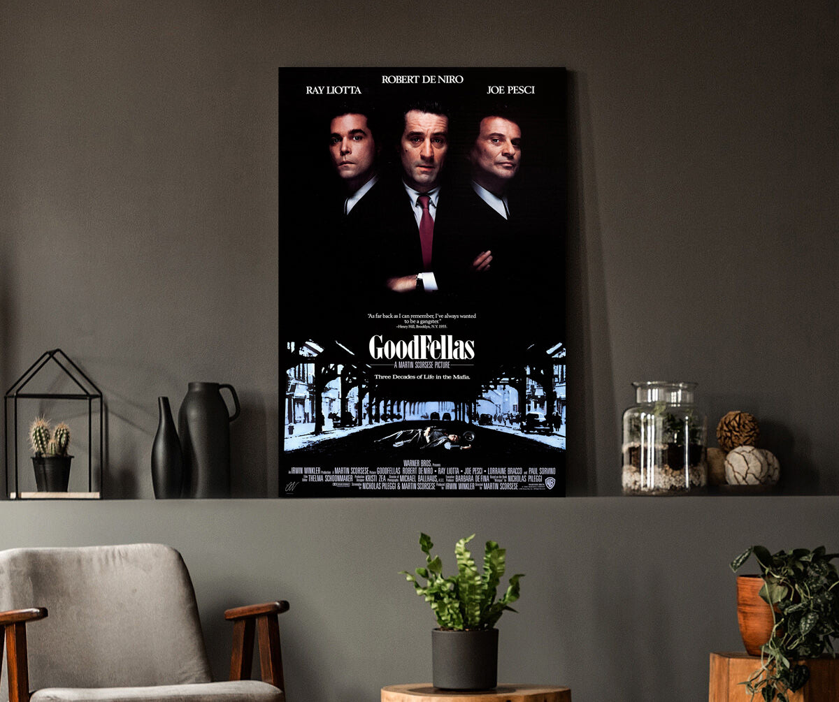 GoodFellas | Martin Scorsese Classic Movie Poster Box Canvas Print