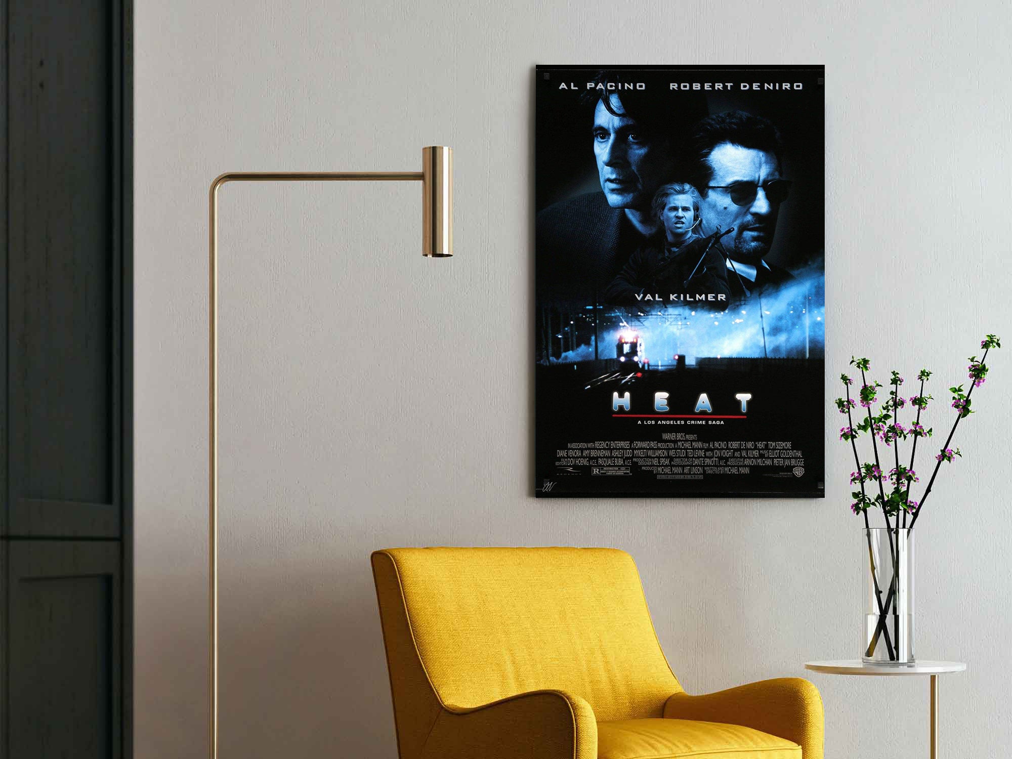 Heat | Al Pacino & Robert De Niro Movie Poster Box Canvas Print