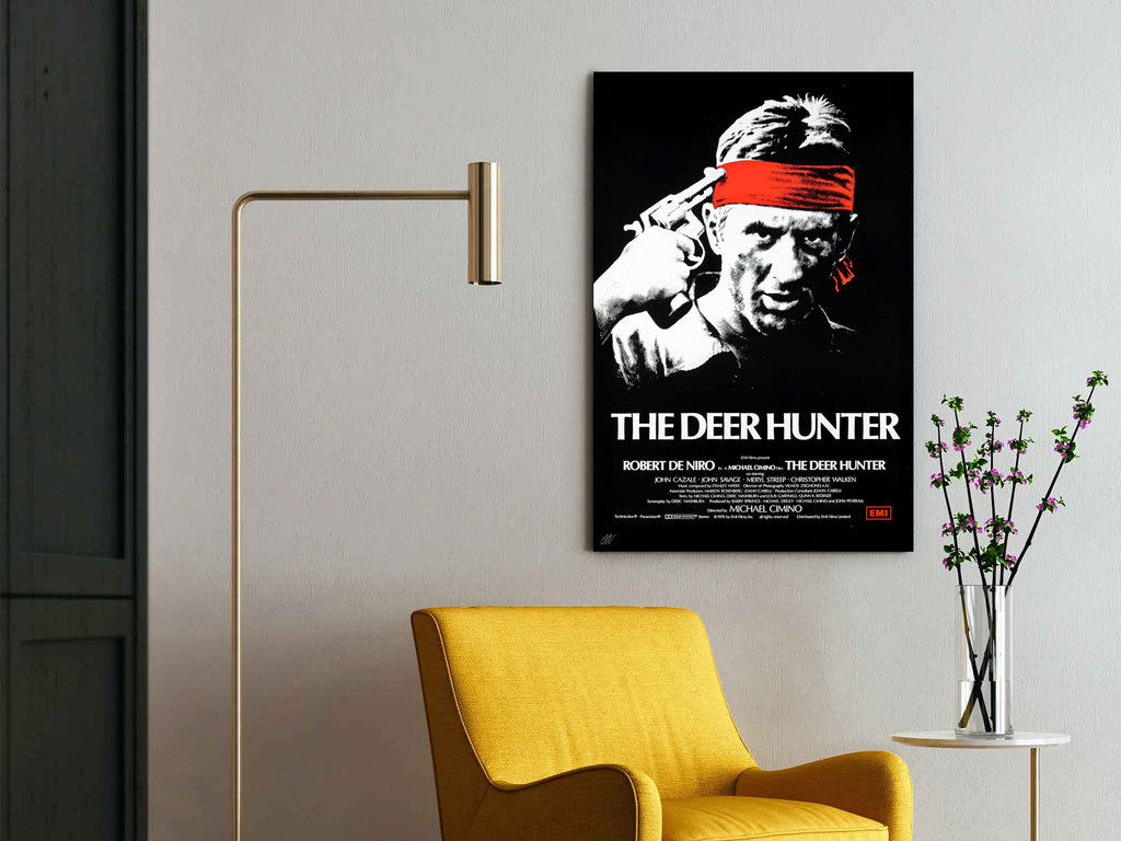 The Deer Hunter | Robert De Niro Classic Movie Poster Box Canvas Print