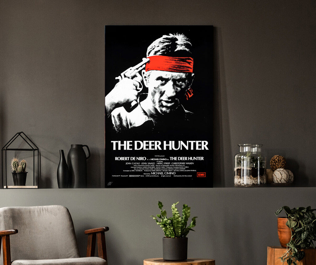 The Deer Hunter | Robert De Niro Classic Movie Poster Box Canvas Print