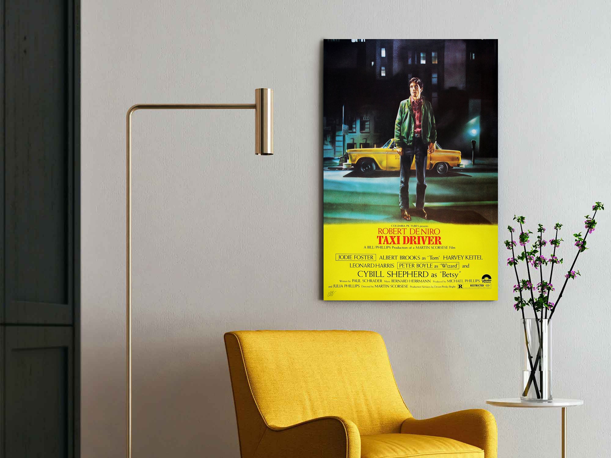 Taxi Driver | Robert De Niro Martin Scorsese Movie Poster Box Canvas Print