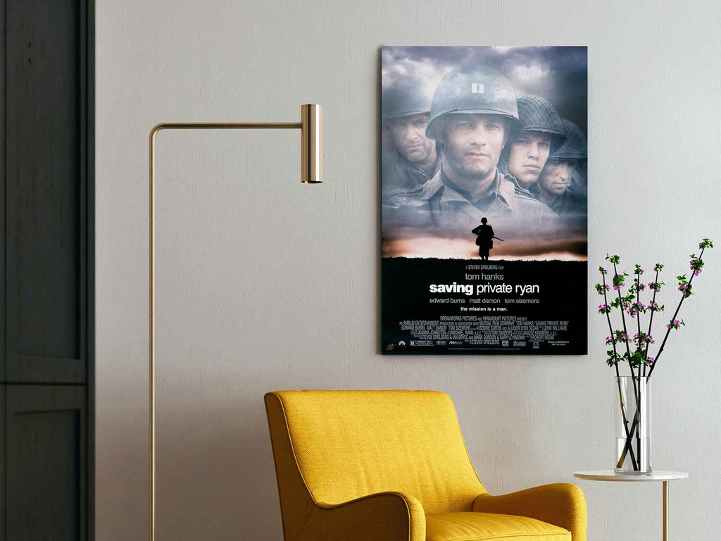 Saving Private Ryan | Tom Hanks Steven Spielberg Movie Poster Box Canvas Print