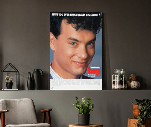 Big | Tom Hanks Classic Movie Poster Box Canvas Print