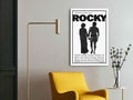 Rocky | Sylvester Stallone Classic Movie Poster Box Canvas Print