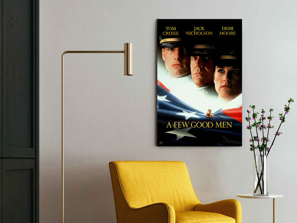 A Few Good Men | Tom Cruise, Jack Nicholson & Demi Moore Movie Poster Box Canvas Print