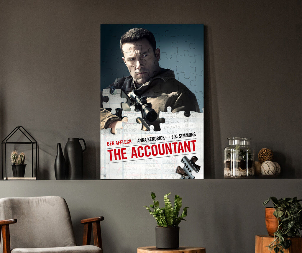 The Accountant | Ben Affleck Movie Poster Box Canvas Print