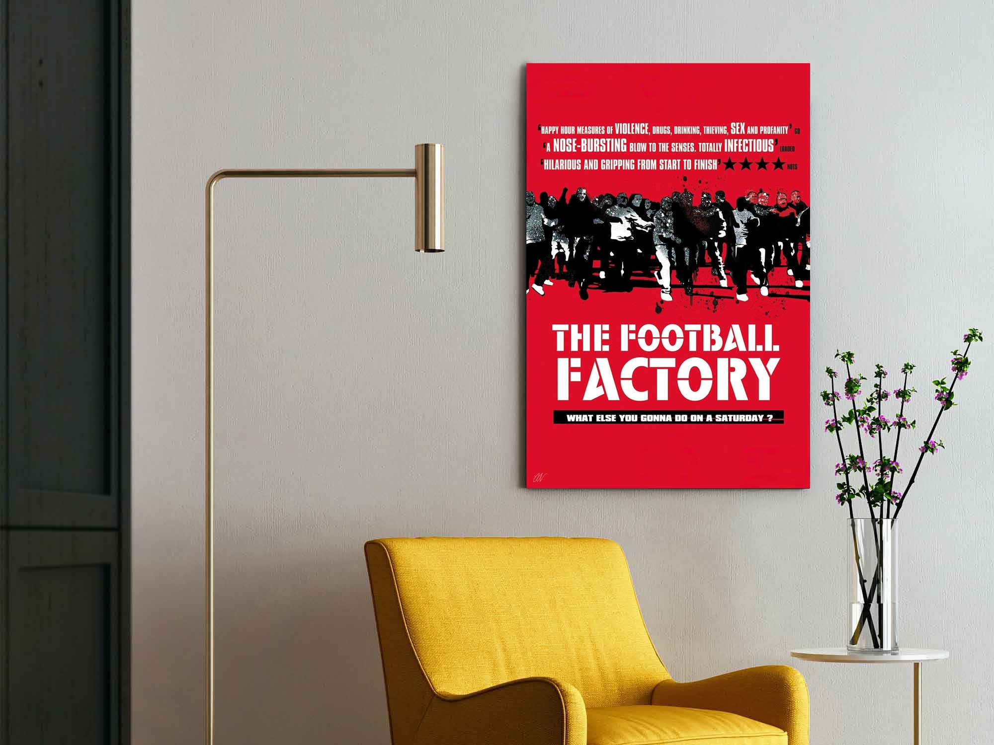 The Football Factory | Danny Dyer British Classic Movie Poster Box Canvas Print