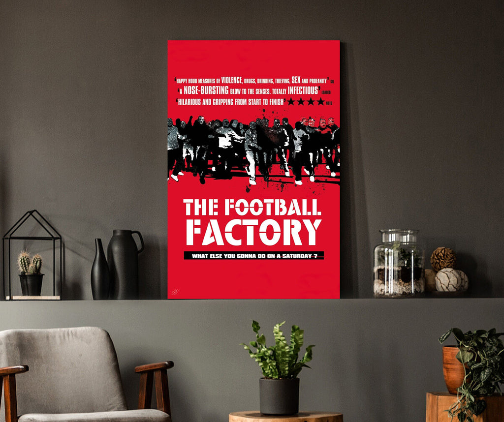 The Football Factory | Danny Dyer British Classic Movie Poster Box Canvas Print