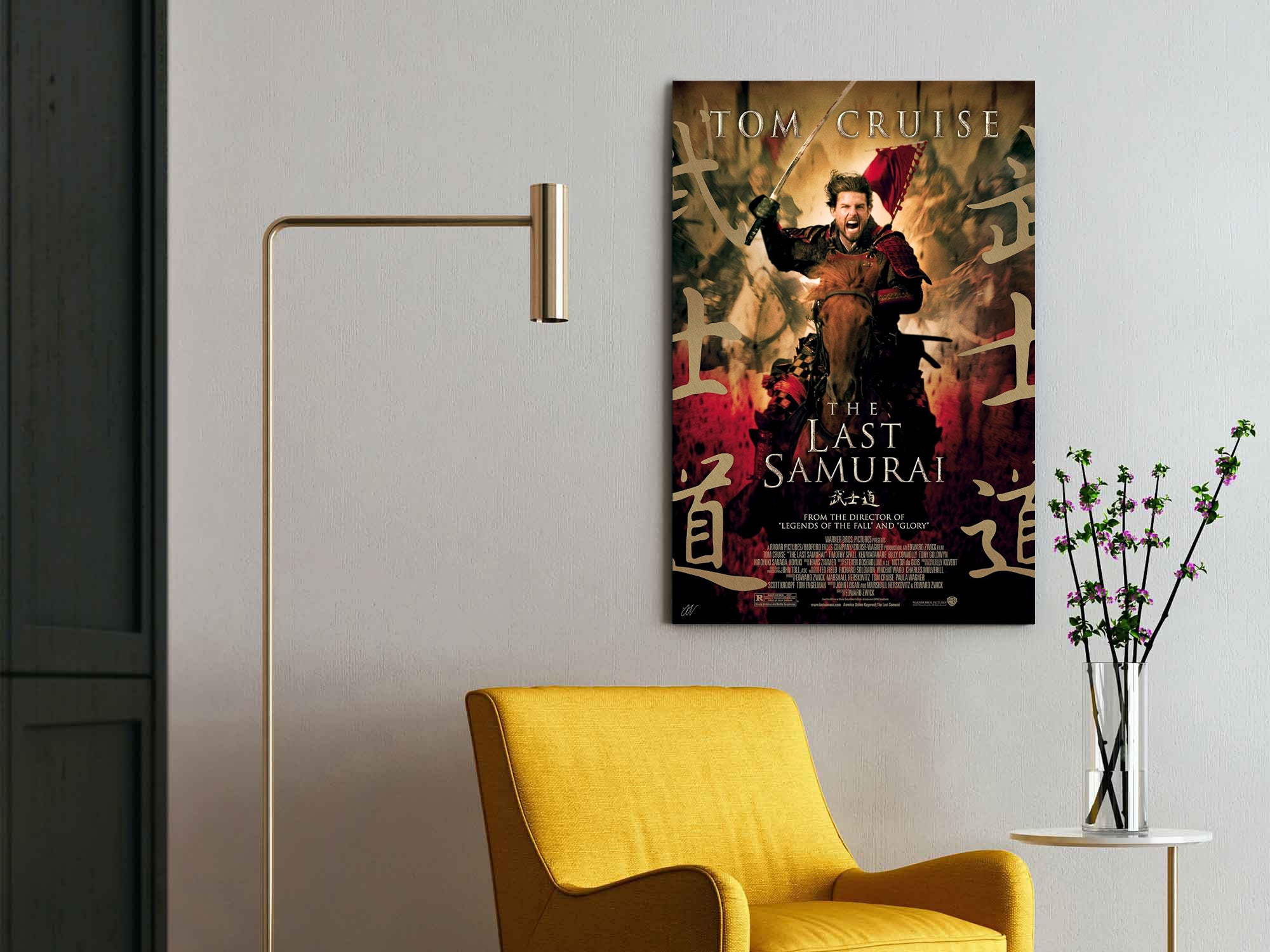 The Last Samurai | Tom Cruise Movie Poster Box Canvas Print