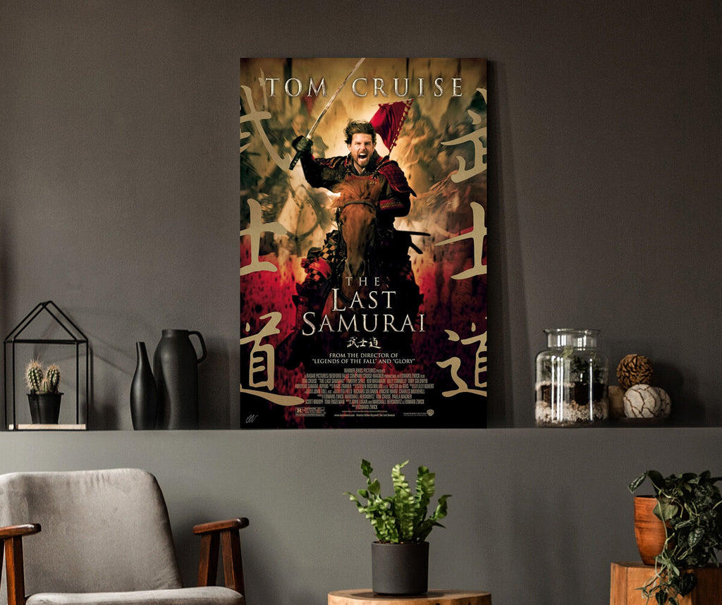 The Last Samurai | Tom Cruise Movie Poster Box Canvas Print