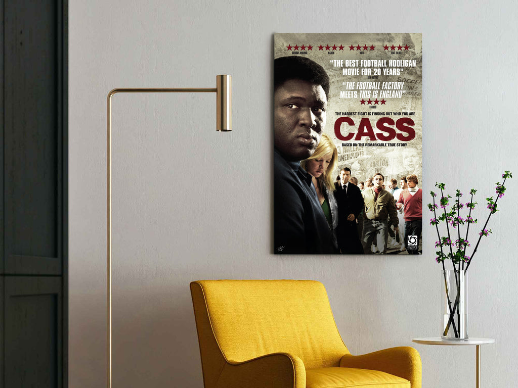 Cass | Nonso Anozie British Football Hooligan Movie Poster Box Canvas Print