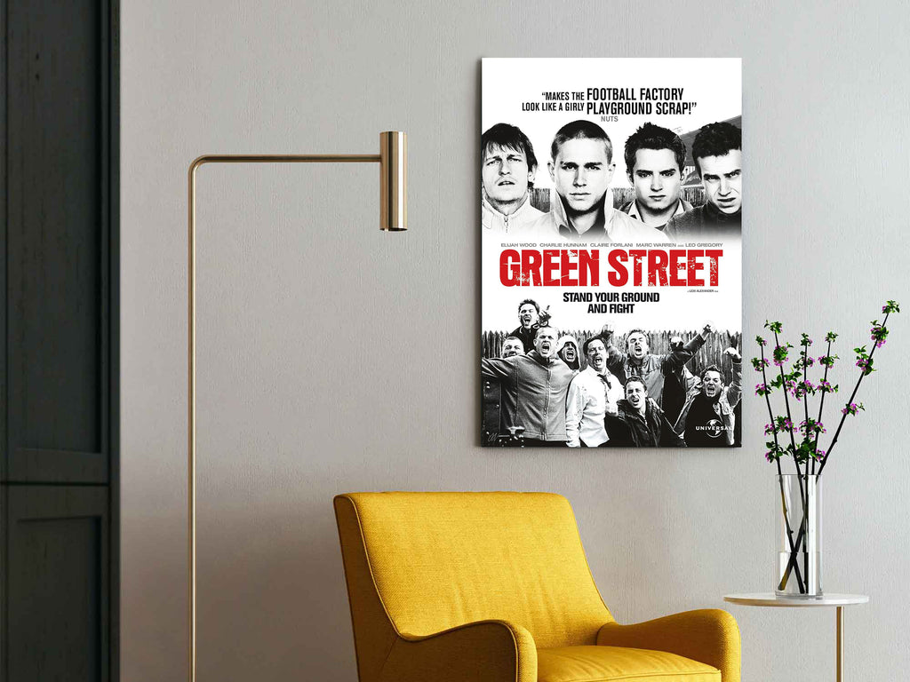 Green Street | Elijah Wood & Charlie Hunnam Movie Poster Box Canvas Print