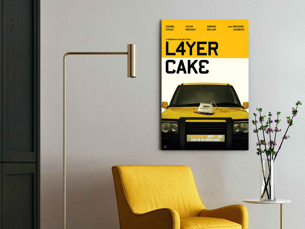 Layer Cake | Daniel Craig British Crime Movie Poster Box Canvas Print