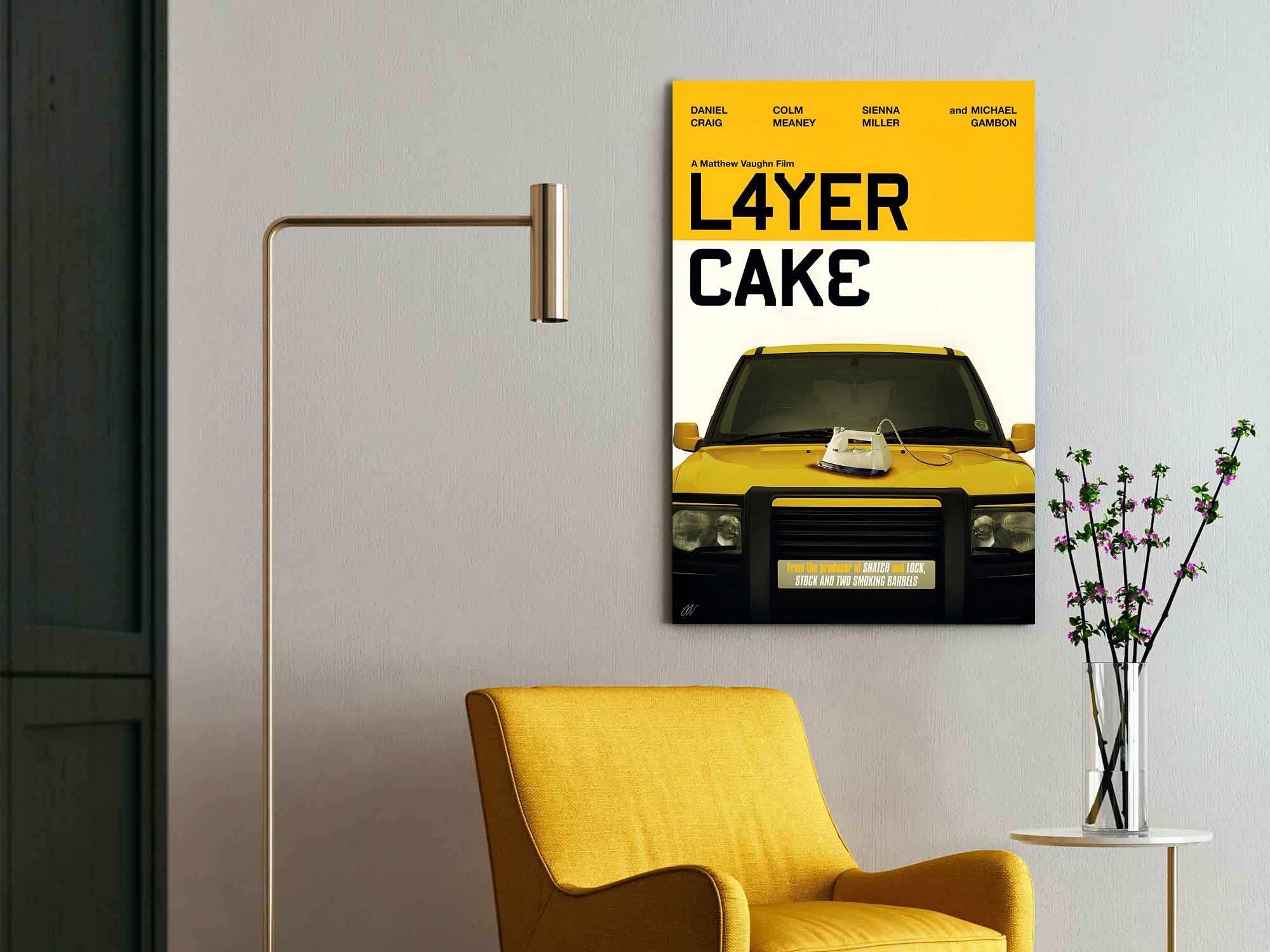 Layer Cake | Daniel Craig British Crime Movie Poster Box Canvas Print