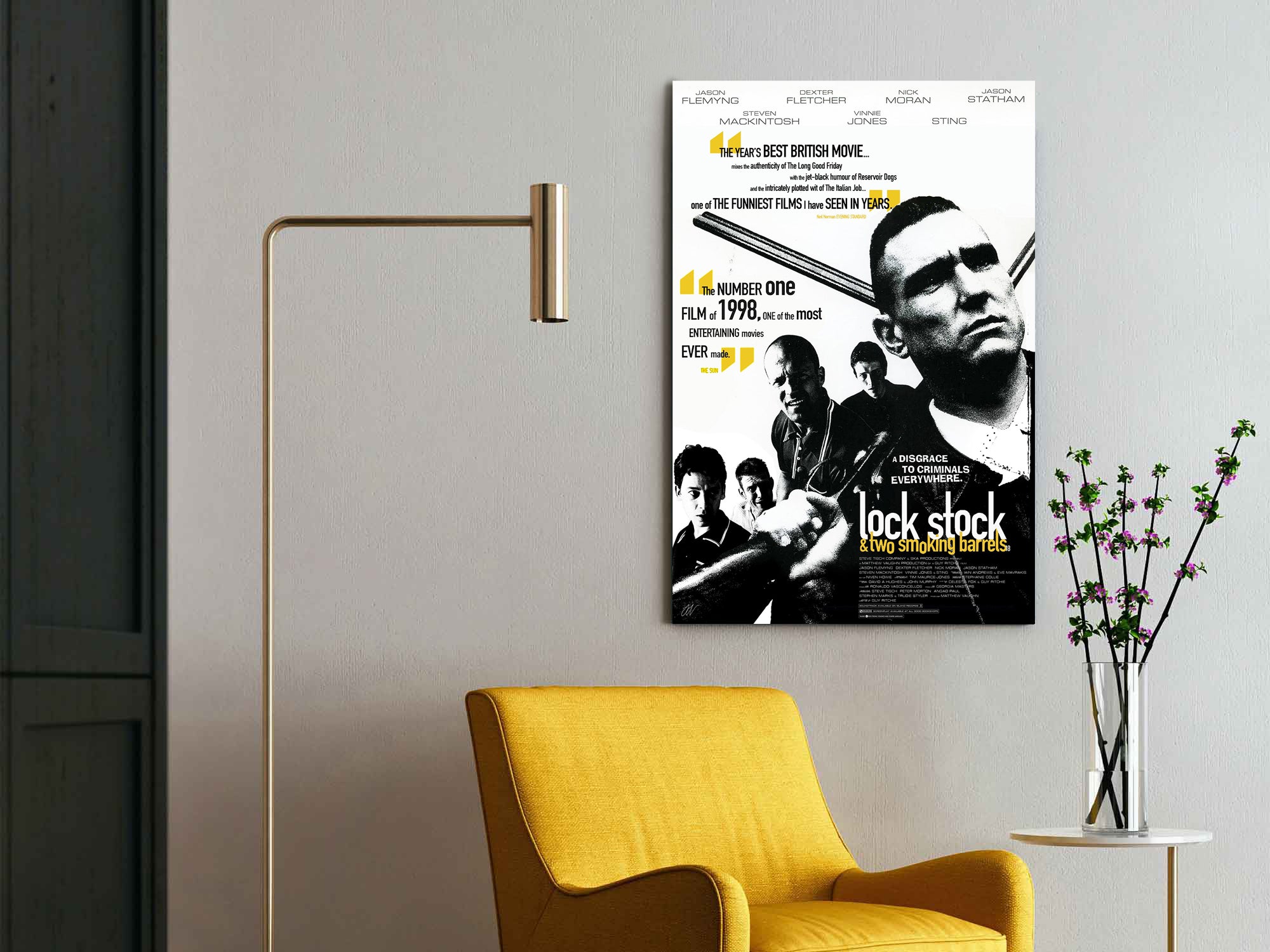 Lock, Stock and Two Smoking Barrels | Guy Ritchie British Classic Movie Poster Box Canvas Print