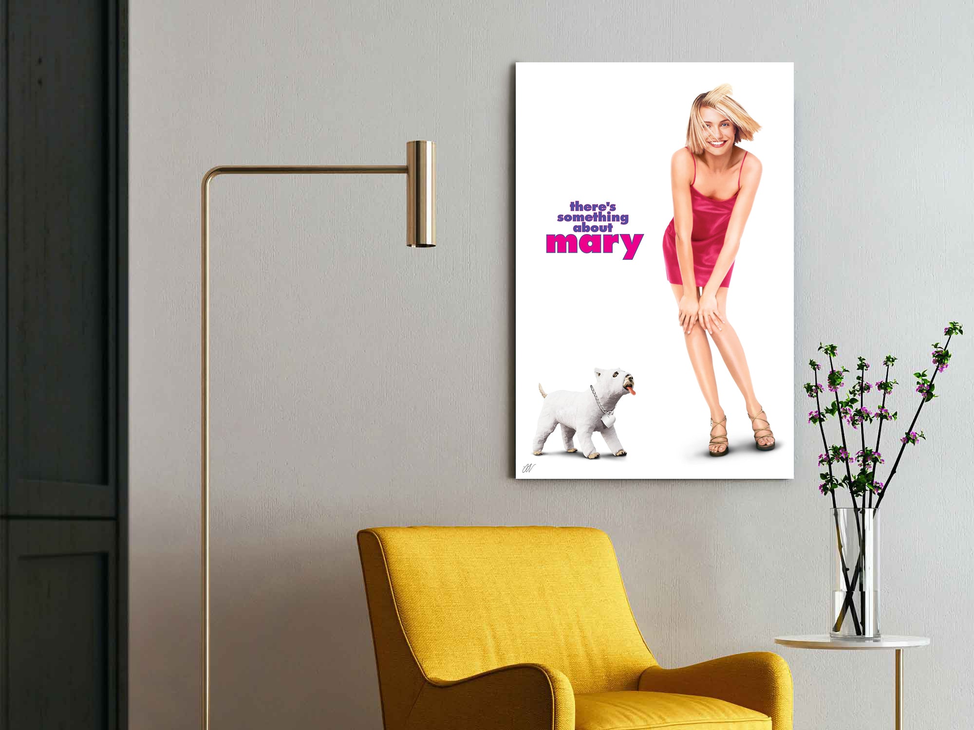 There's Something About Mary | Cameron Diaz Movie Poster Box Canvas Print