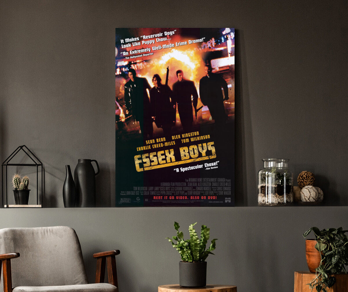 Essex Boys | Sean Bean, Alex Kingston & Tom Wilkinson Movie Poster Box Canvas Print