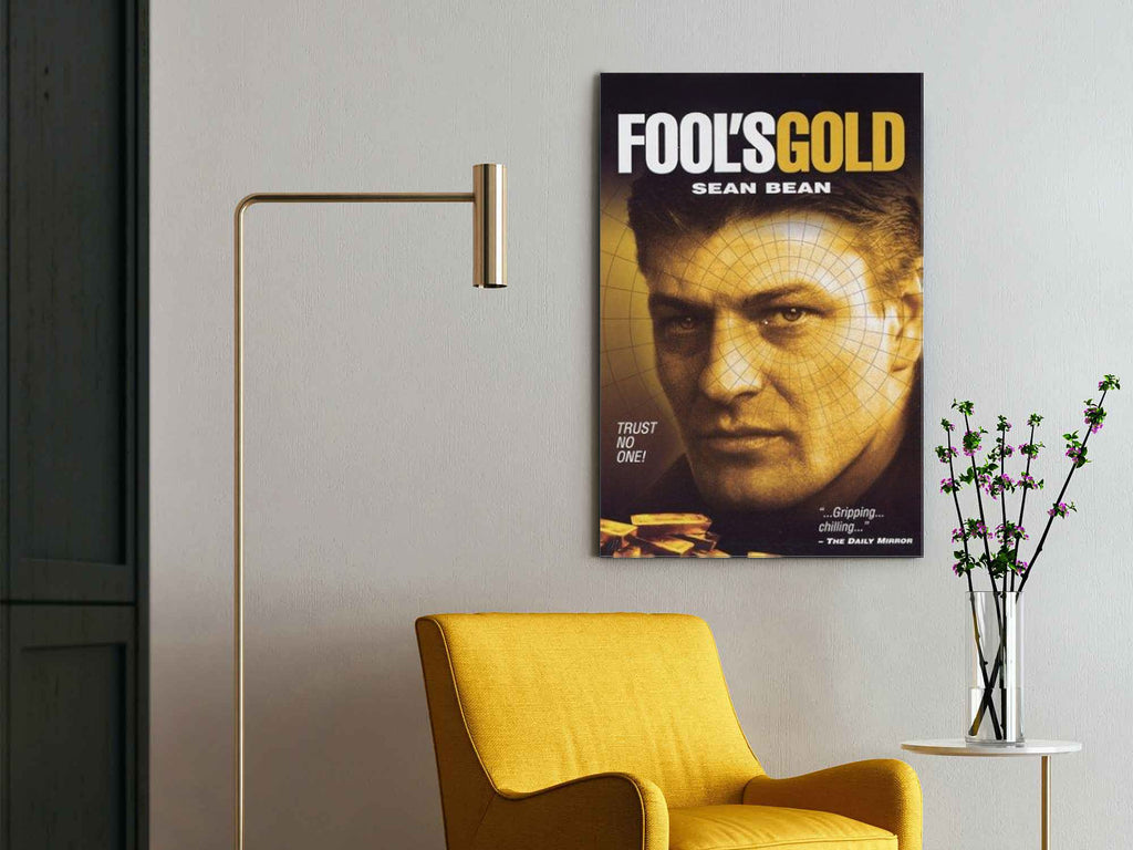 Fool's Gold | Sean Bean British Crime Movie Poster Box Canvas Print
