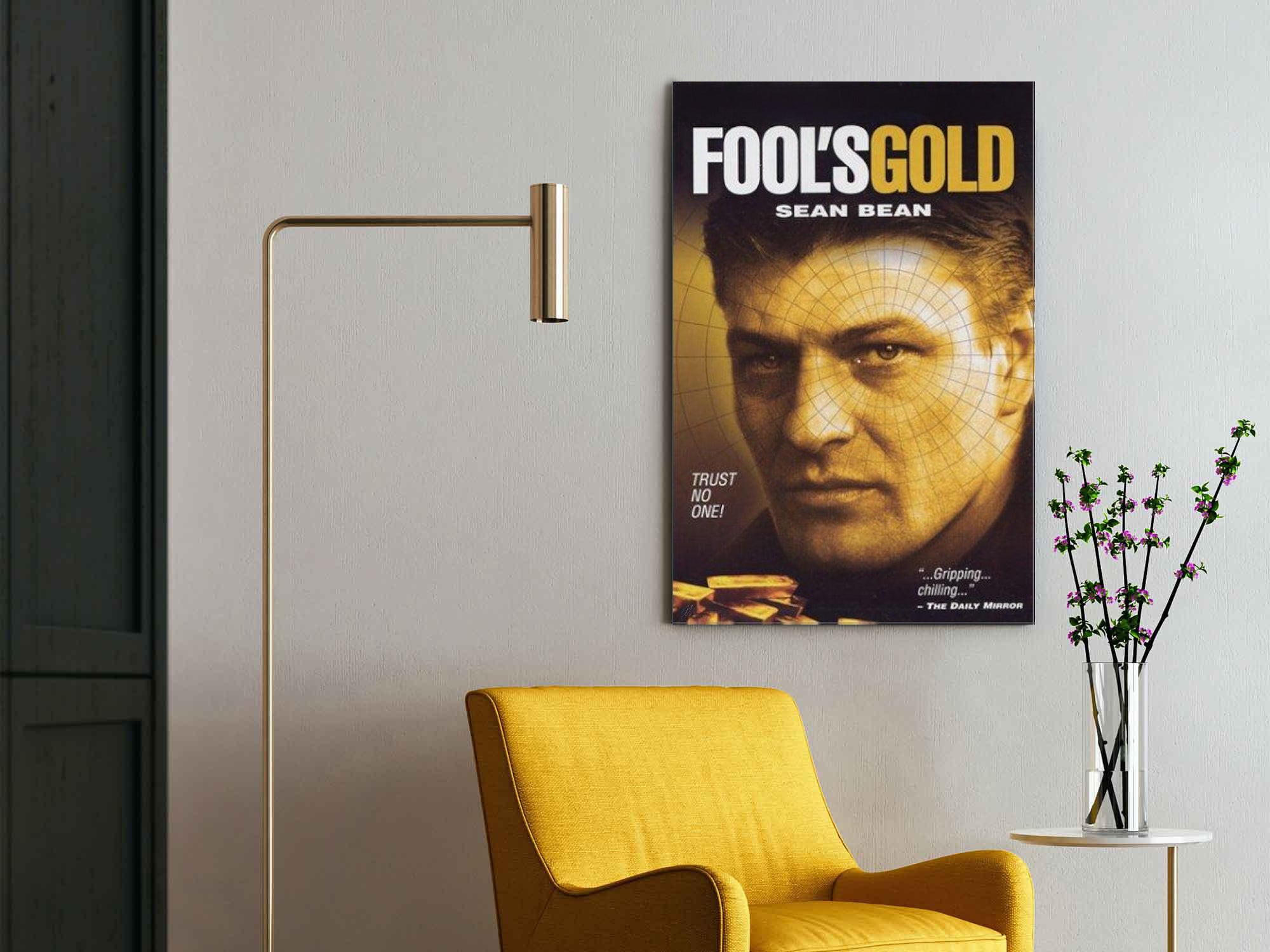 Fool's Gold | Sean Bean British Crime Movie Poster Box Canvas Print