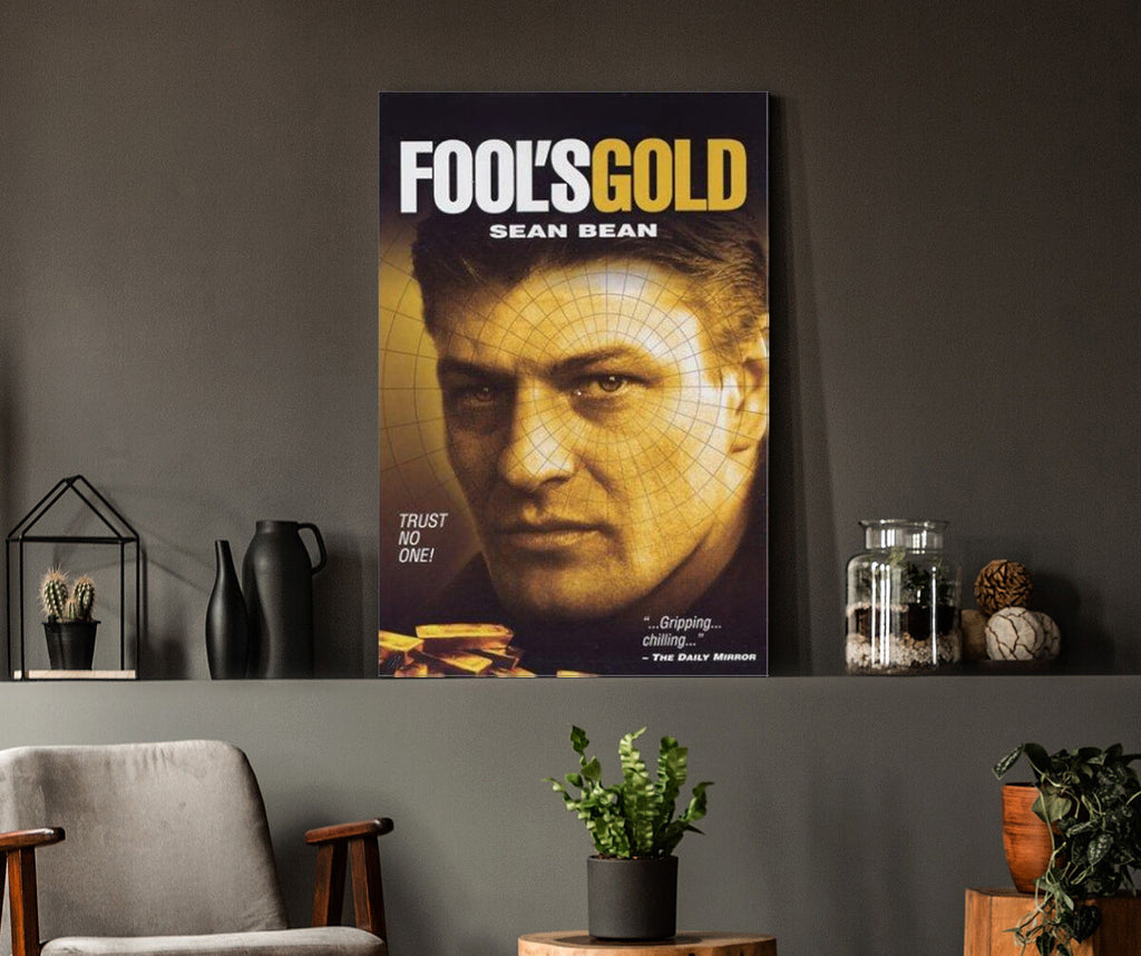 Fool's Gold | Sean Bean British Crime Movie Poster Box Canvas Print