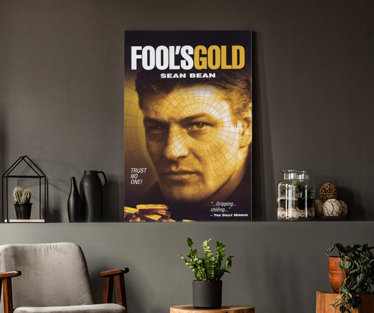Fool's Gold | Sean Bean British Crime Movie Poster Box Canvas Print