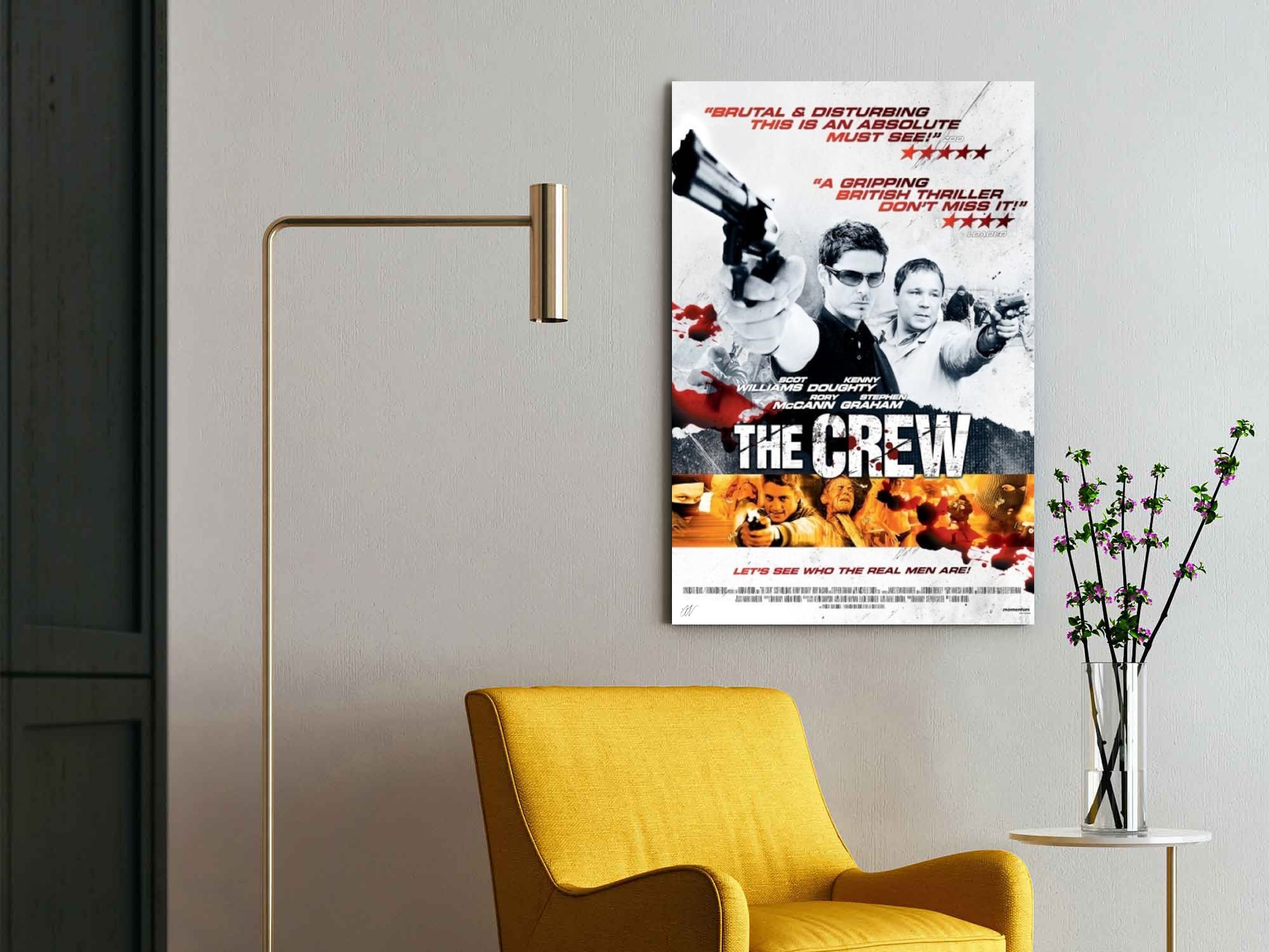 The Crew | Stephen Graham British Crime Movie Poster Box Canvas Print
