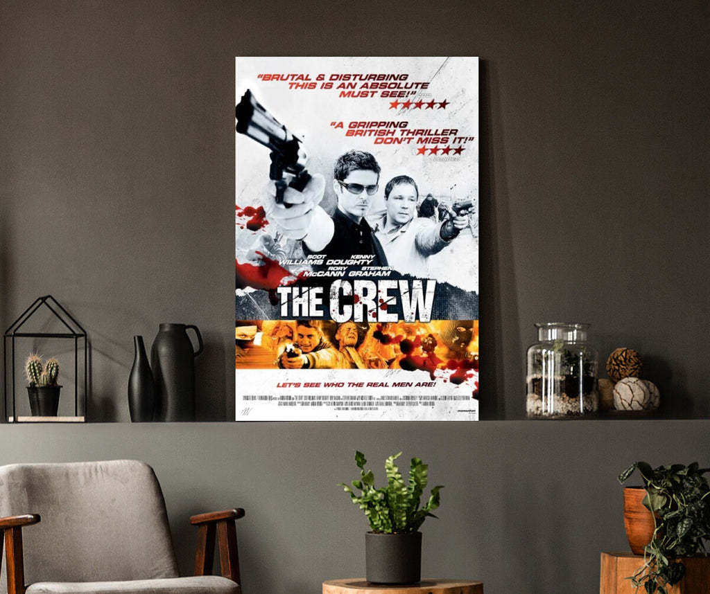 The Crew | Stephen Graham British Crime Movie Poster Box Canvas Print