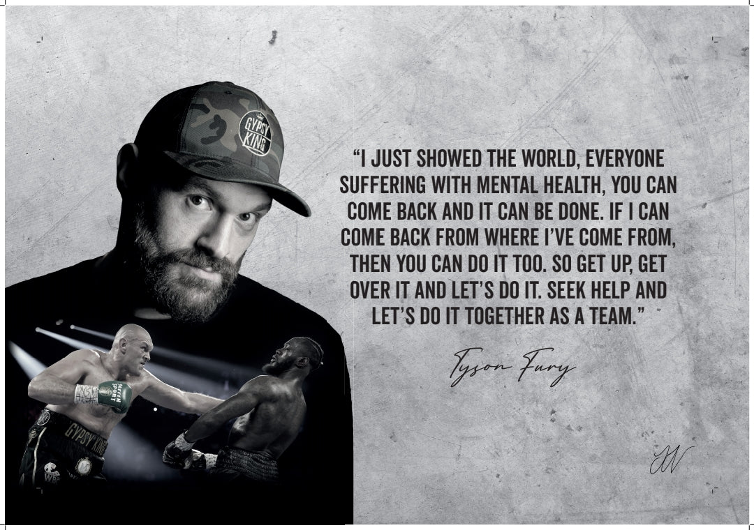 Tyson Fury — The Gypsy King | Wilder II 2020 | Motivational Quote Canvas Print