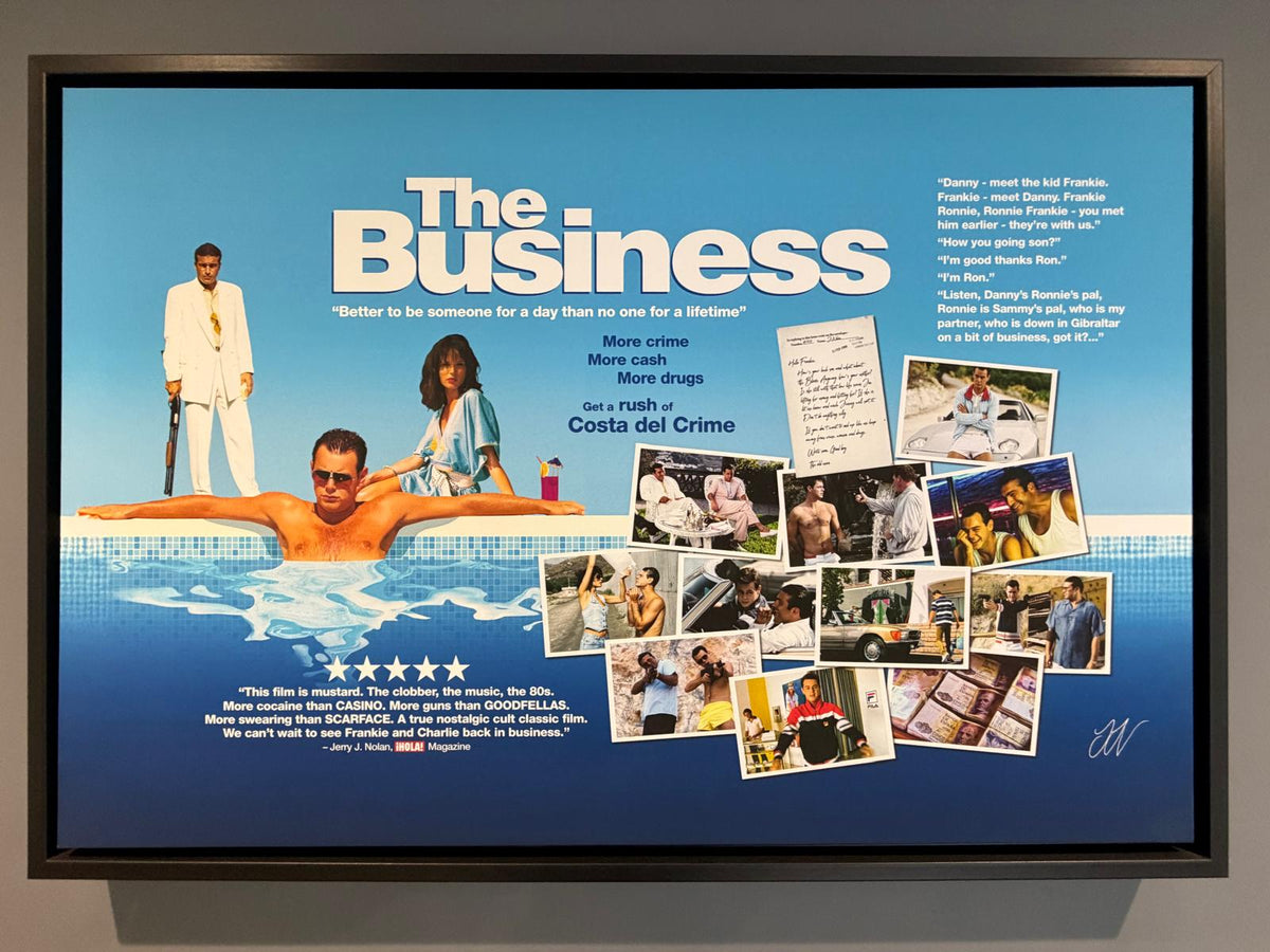 The Business | Danny Dyer | Tamer Hassan | Nick Love Movie Poster Box Canvas Print