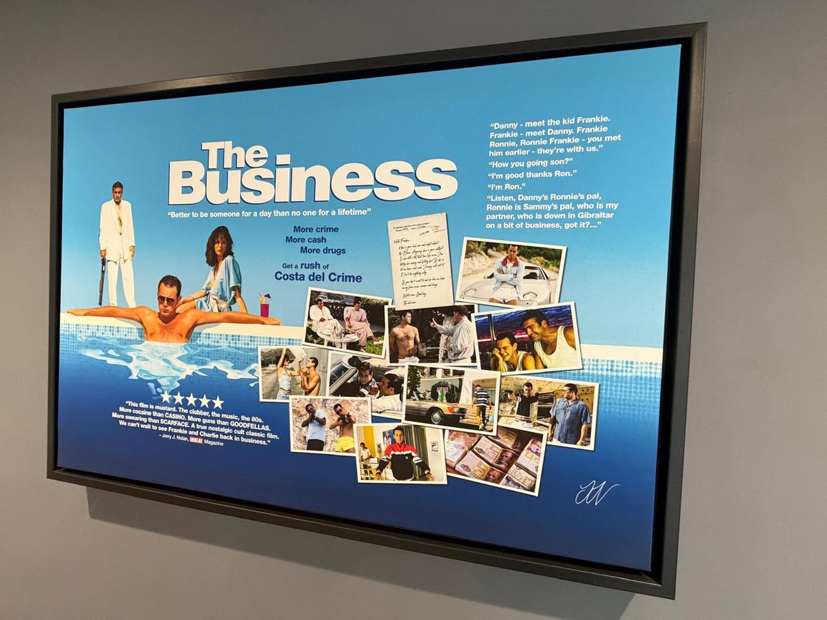 The Business | Danny Dyer | Tamer Hassan | Nick Love Movie Poster Box Canvas Print